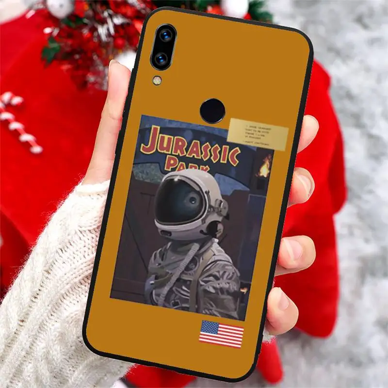 

Space Astronaut corlorful fashion pattern high quality Phone Case shell For Xiaomi Redmi note 7 8 9 t k30 max3 9 s 10 pro lite