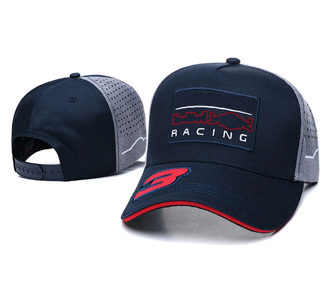 

F1 Team Co-branded Racing Cap Outdoor Sports Baseball Duck Tongue Sun Hat Car Work 2021