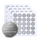 100 шт. CR1220 кнопочные батареи CR 1220 3 В литиевая батарея BR1220 DL1220 ECR1220 LM1220 для часов, игрушек, автомобильных ключей