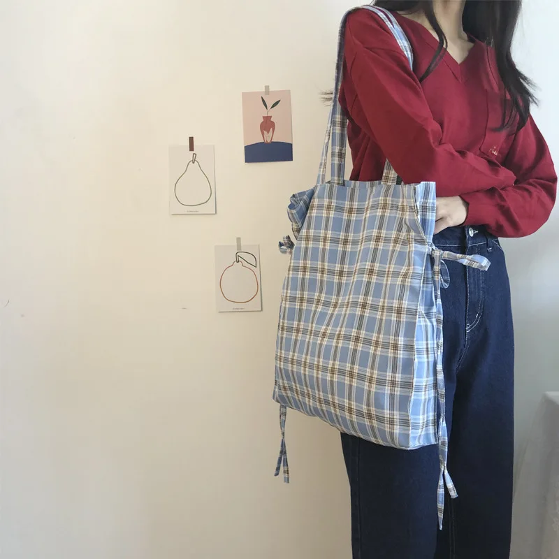 Youda женская сумка большой вместимости в японском стиле ленивые простые холщовые