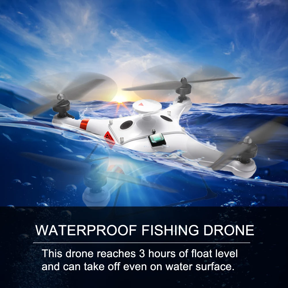 IDEAFLY Poseidon Pro Drone с камерой 1080P 1,5 кг приманка для рыбалки Радиоуправляемый квадрокоптер 850 м 5 г Wi-Fi передача для рыбалки gps позиционирование