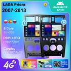 Автомобильный радиоприемник для LADA Priora 2007 2008- 2013, мультимедийная магнитола, CarPlay, USB, Android, Автомобильный плеер, навигация, GPS, аудио, 2 din, без DVD