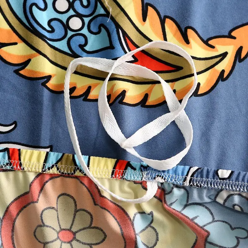 Покрывало для 5 диванов Полноразмерное нескользящее секционное эластичное