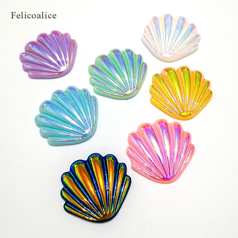 4 шт./лот кусочки слайма аксессуары для игрушек в виде ракушки добавки Подвески DIY