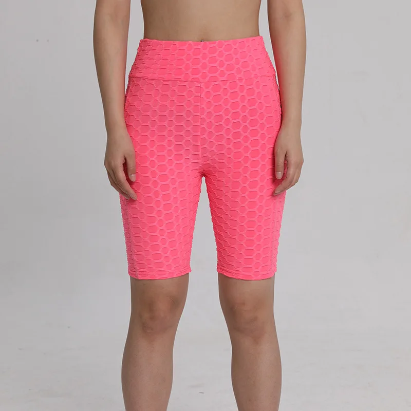 

Shorts Women Thin Fitness Casual High Waist Fashion Biker Shorts Summer Slim Knee-Length Bottoms Black Cycling Shorts Streetwear