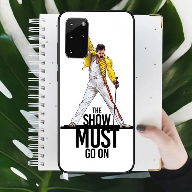 

Freddie Mercury Queen band Phone Case For Samsung galaxy S 9 10 20 A 10 21 30 31 40 50 51 71 s note 20 j 4 2018 plus