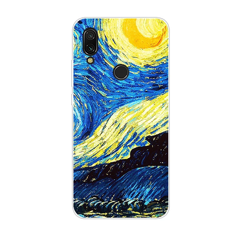 Для xiaomi redmi 7 чехол силиконовый рисунок мягкий ТПУ для xiaomi redmi 7 Чехол 6,26 дюймов snapdragon 632 модель fundas coque бампер