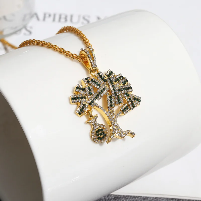 Популярная новинка модная подвеска в стиле хип-хоп с изображением денежного