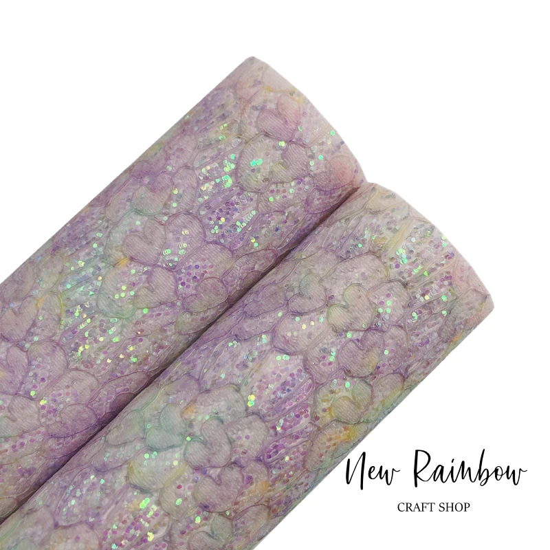 Новинка Радуга 30x2 2 см/A4 Акварельная бабочка принт веганская искусственная кожа