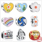 Бусины-шармы из серебра 925 пробы для браслета Pandora