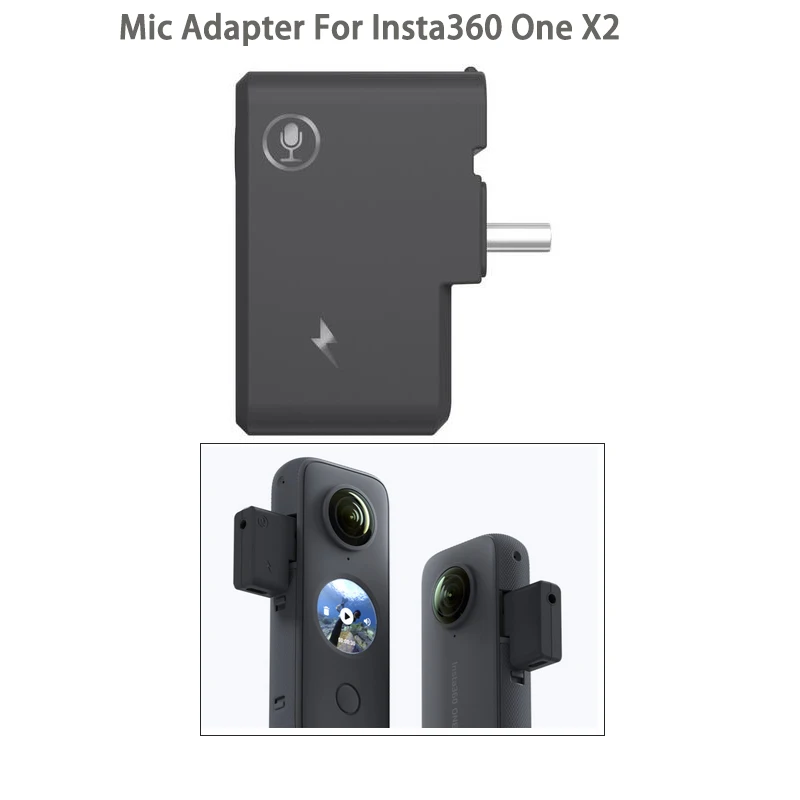 

Адаптер для микрофона Insta360 ONE X2, аксессуары для экшн-камеры Insta360 ONE X 2, в наличии