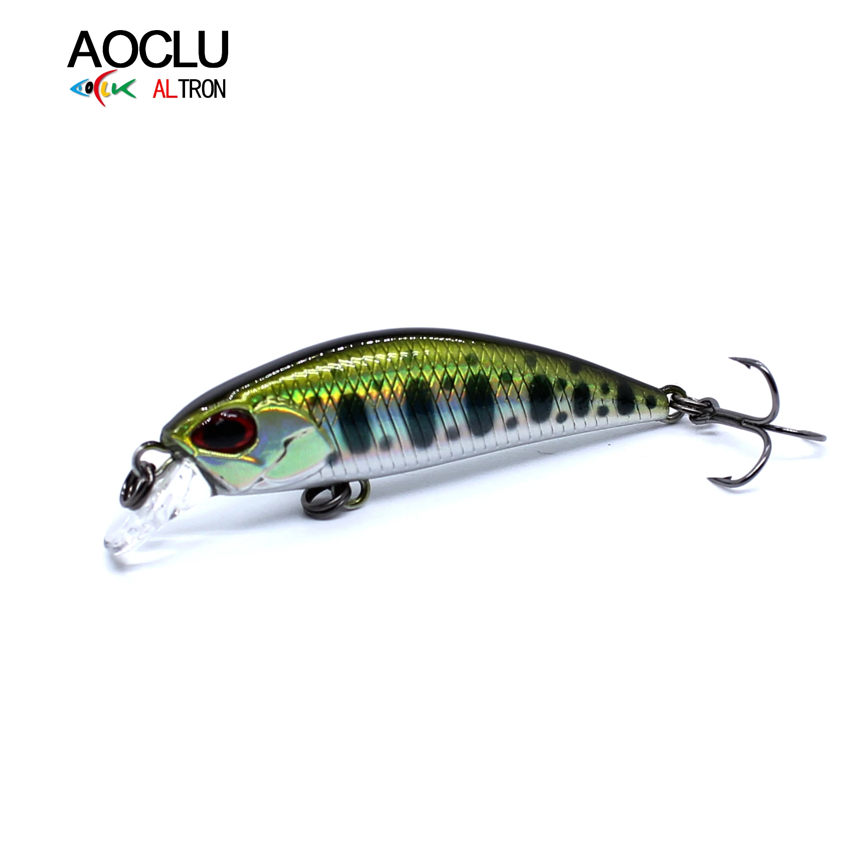

AOCLU Wobbler Super Quality 9 Colors 45mm 4.5g Hard Bait Sinking Minnow Shad Crankbait Fishing Lure Bass Fresh Salt Water Tackle