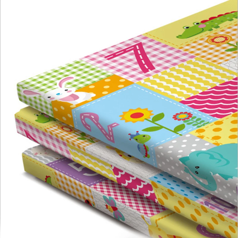 Мультяшный детский игровой коврик 180*100 см противоскользящий водонепроницаемый