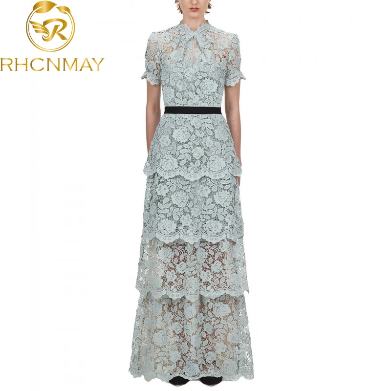 Женское длинное вечернее платье модельное элегантное кружевное вечерние макси с