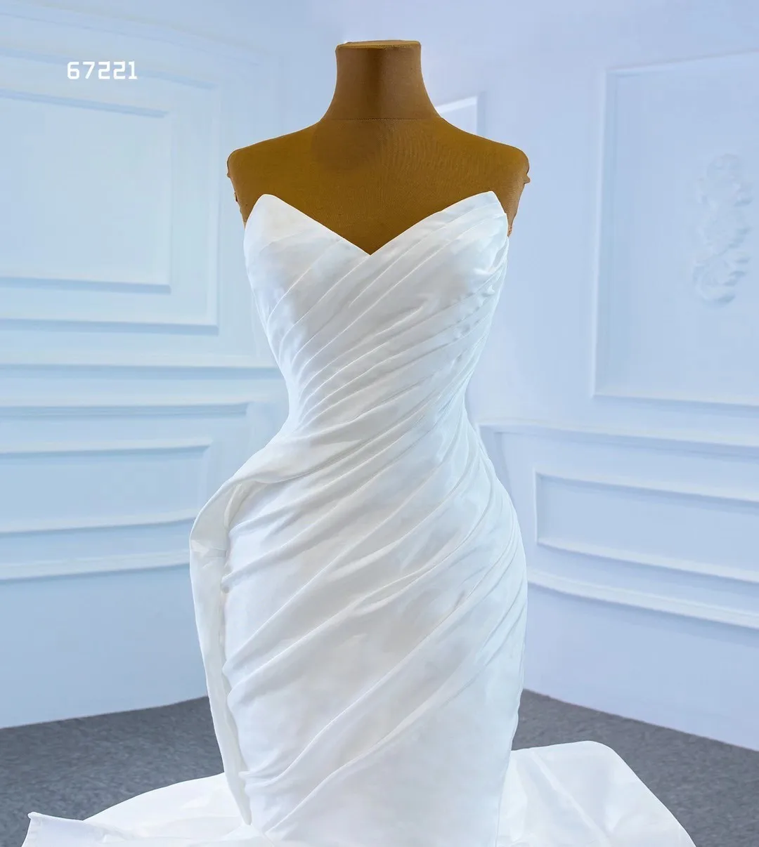 

2021 Elegant Lace Long Sleeves Mermaid African Wedding Dress With Ruffles Train South Africa Plus Size Nigeria Wedding Gowns