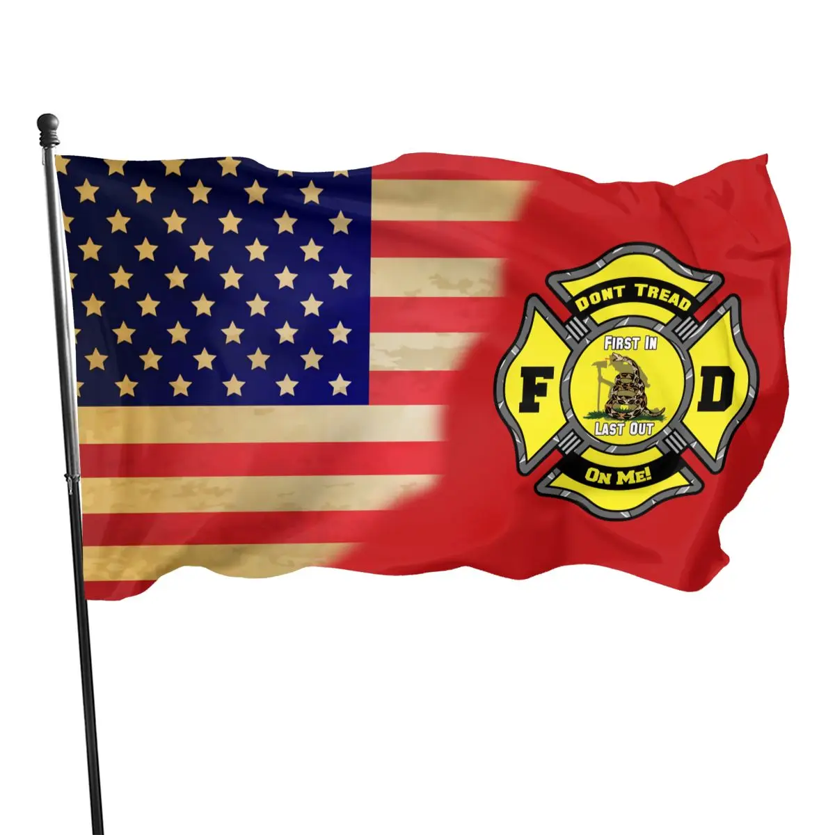 

Don't Tread On Me flags 3x5 feet garden decoration indoor and outdoor decoration banners.