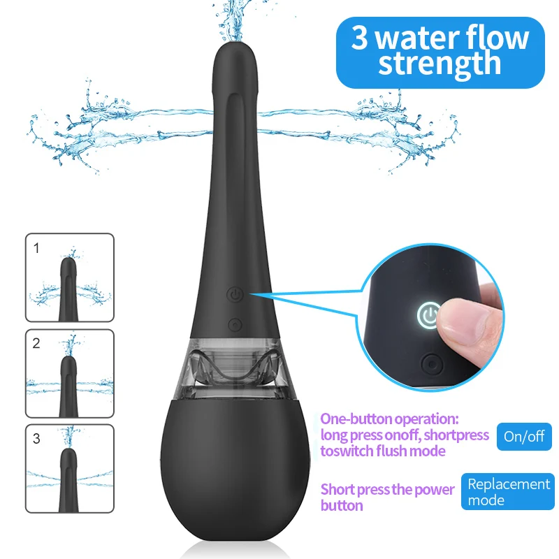 

Автоматические головки, водные сопла, средство для мытья влагалища и анала, гигиенический инструмент для клизмы для женщин и мужчин, USB