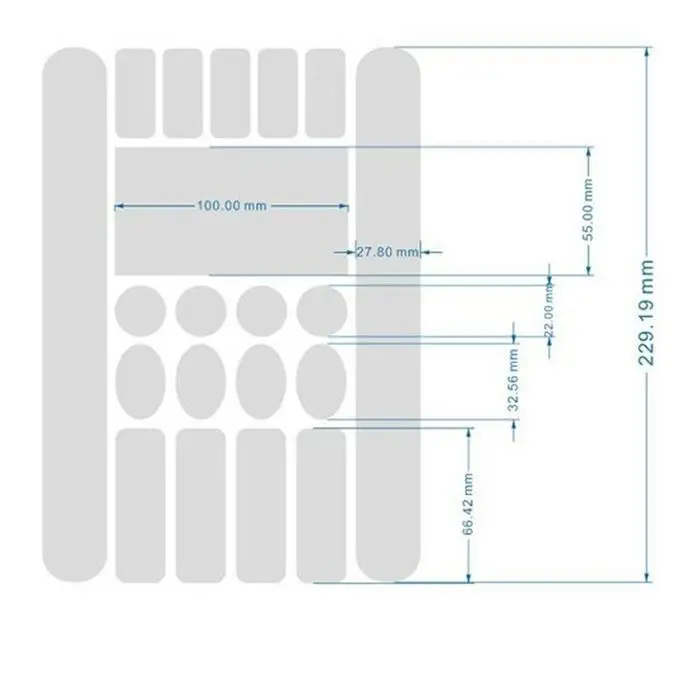 Наклейка на велосипед рама для горного велосипеда передняя вилка защитная
