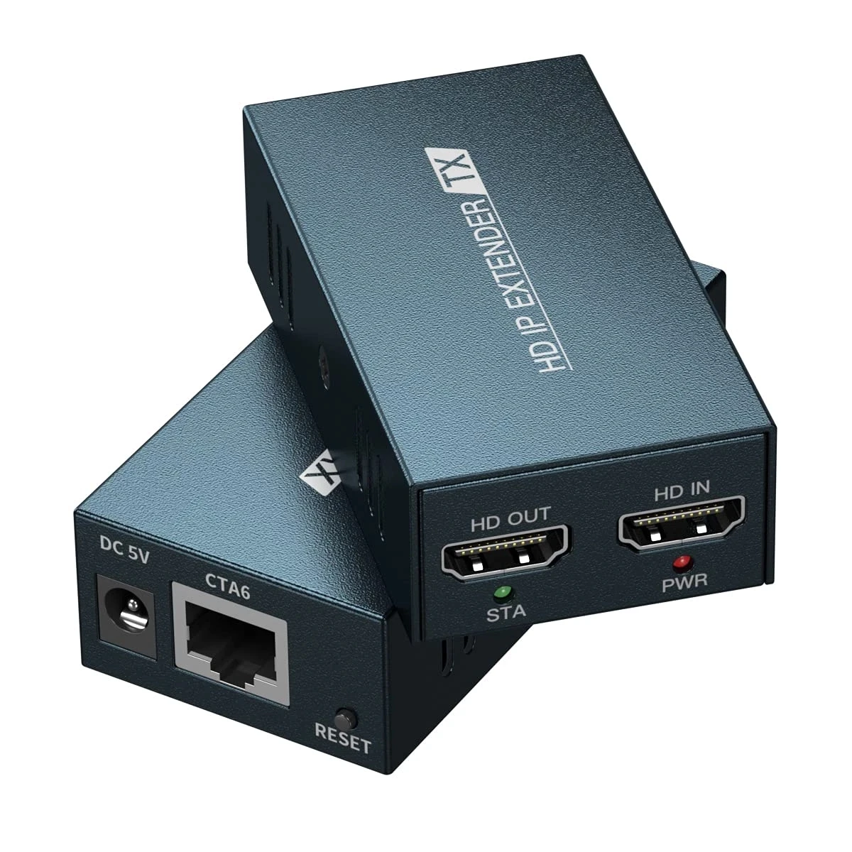 

HDMI Extender 500ft/150m Over Cat5e/6, Over IP/TCP, One-to-Many Transmission Over The Ethernet Switch, Full HD 1080P@60Hz Video