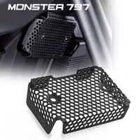 motorcycle rectifier engine grille protector grill guard cover for ducati monster 797 2017 2020 monster 797 plus 2018 2019 2020
