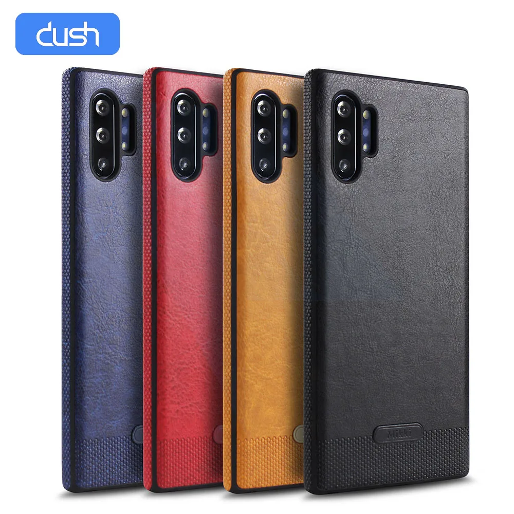 DUSH Leather Case For Samsung S9 S10 Plus 6 7 8 Note 9 Note10 M10 M20 Galaxy TPU Fitted Full Back Cover Shockproof | Мобильные