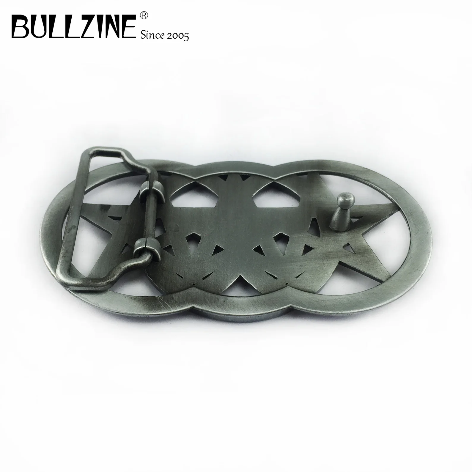 Bullzine Оптовая Продажа цинковый сплав кельтский звезда пряжка на ремешке