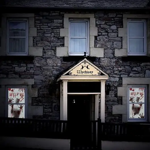 Праздничные наклейки на Хэллоуин оконная дверь украшение для основной комнаты