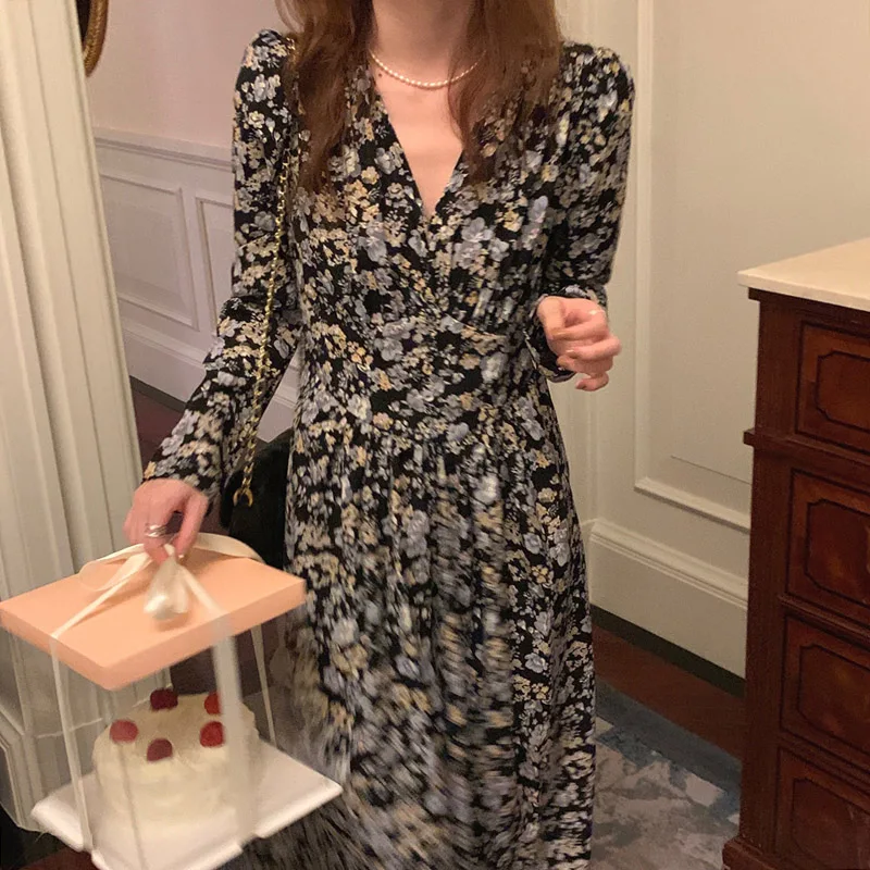 Женское длинное платье Onalippa на раннюю весну шикарное элегантное темпераментное