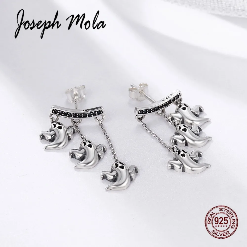 Joseph Mola 925 стерлингового серебра гиперболические Хэллоуин призрак кисточкой