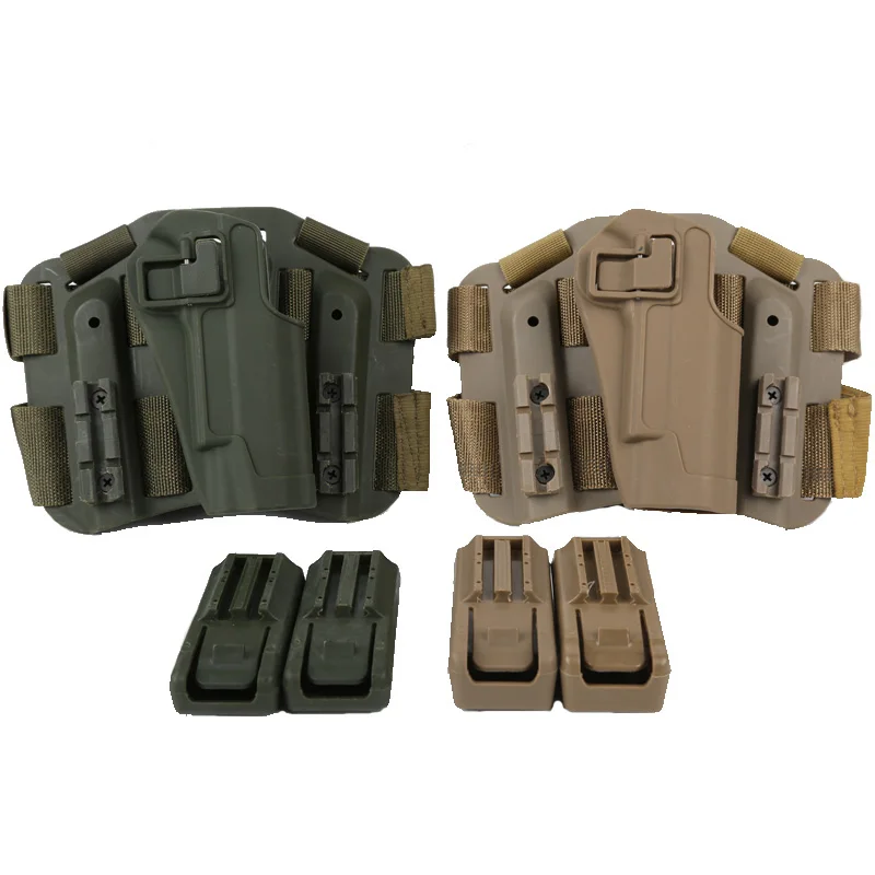 

Military Army Shooting Gun Holster Right Hand Quick Drop Leg Holster for Colt 1911 Pistol Gun Hunting Airsoft Gun Case