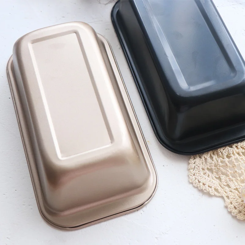 Многоразовая прямоугольная металлическая форма для выпечки большая желтая