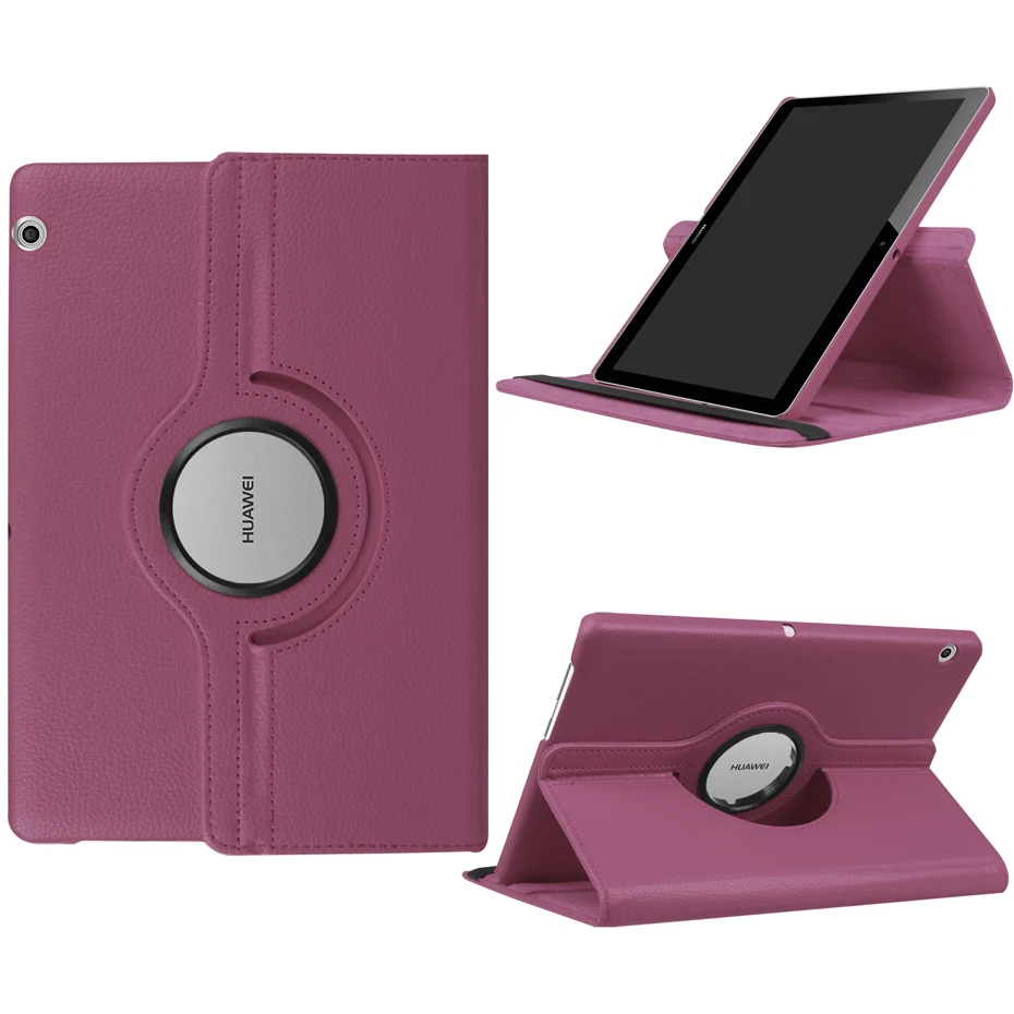 360 Вращающийся чехол для huawei MediaPad T5 10 AGS2-W09/L09/L03 10,1 планшет фундамент из искусственной кожи с откидной крышкой для huawei T5 10 Чехол
