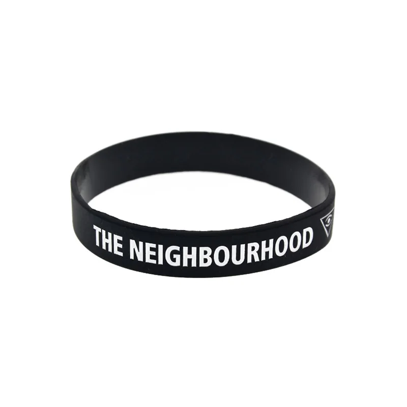 OBH 2 шт Debossed neighborhood силиконовый резиновый браслет для любителей музыки