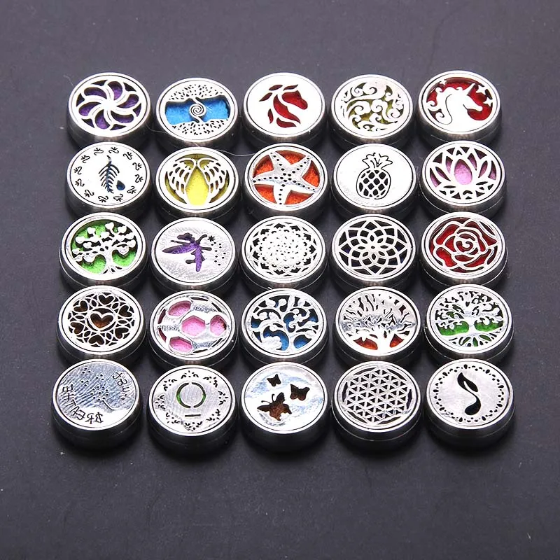 Новинка медальон для ароматерапии из нержавеющей стали магнитный диффузор