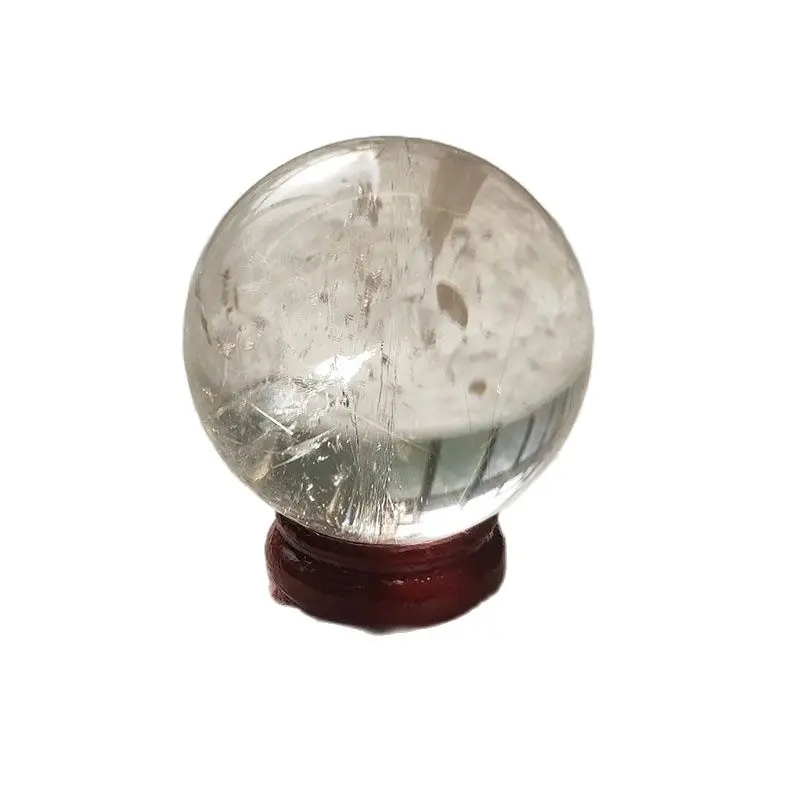 

Горячая Распродажа высококачественный натуральный прозрачный кварцевый кристалл, сфера, волшебный каменный шар фэн-шуй для домашнего декора RZ