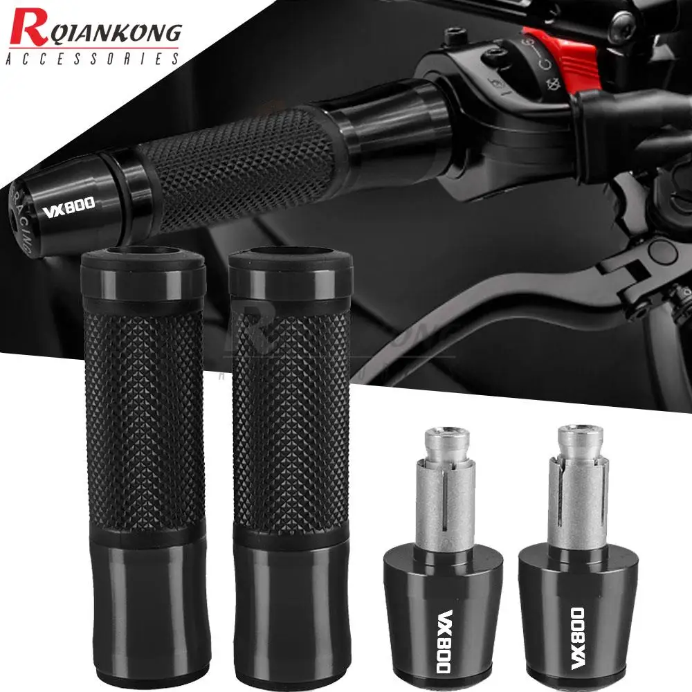

22mm 24mm universal motorbike handle bar grips For Suzuki VX800 L/M/N/R/TVS51B 1990-1996 1995 1994 motorcycle handlebar ends
