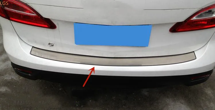 

Щит для порога багажника из нержавеющей стали, защита от царапин, автомобильные аксессуары для Mazda 5 2007-2014