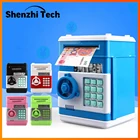 Мини Электронная Копилка Банкомат сейф копилка пароль наличные монеты сберегающая коробка Автоматический депозит мини Банкомат машина детские подарки