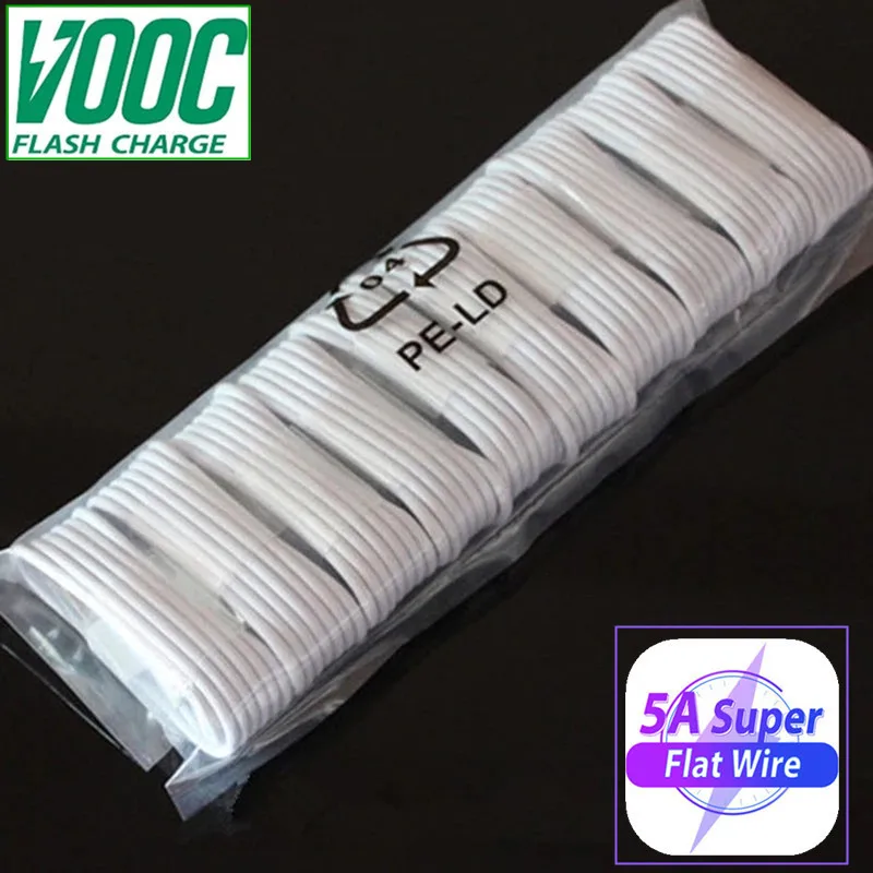 

Кабель VOOC для быстрой зарядки и передачи данных, 10 шт., 1 м, для Oppo Reno 6Z A52 Realme GT 8 7 6 Pro, Huawei P Smart Z 2021