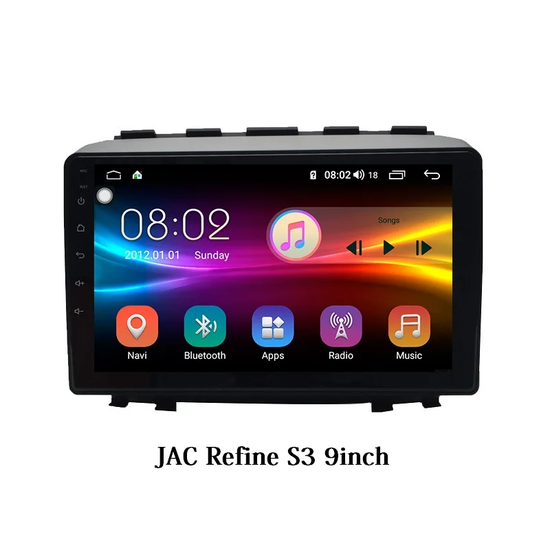 Автомагнитола Android 8,1 8-core 4/64G для JAC уточнить S3 с BT GPS DSP поддержка руль Управление WI-FI и 4G интернет