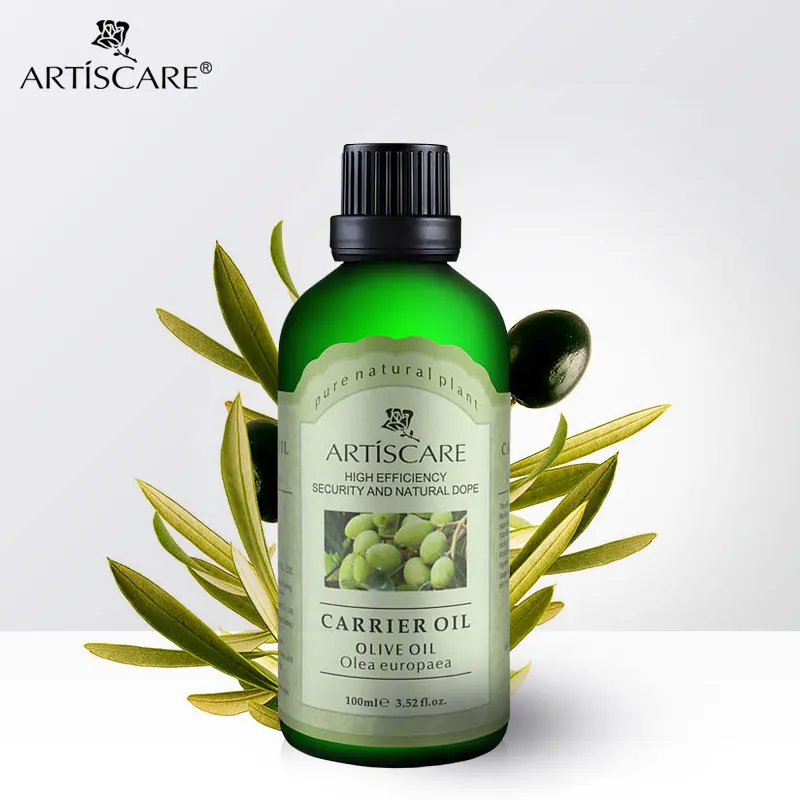 ARTISCARE 100% натуральное оливковое базовое масло 100 мл для сухой кожи увлажняющий
