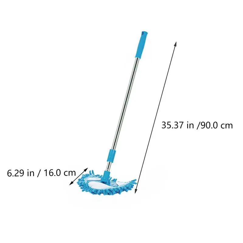 

1Pc Mini Triangular Mop Rotatable Mop Household Lightweight Cleaning Mops