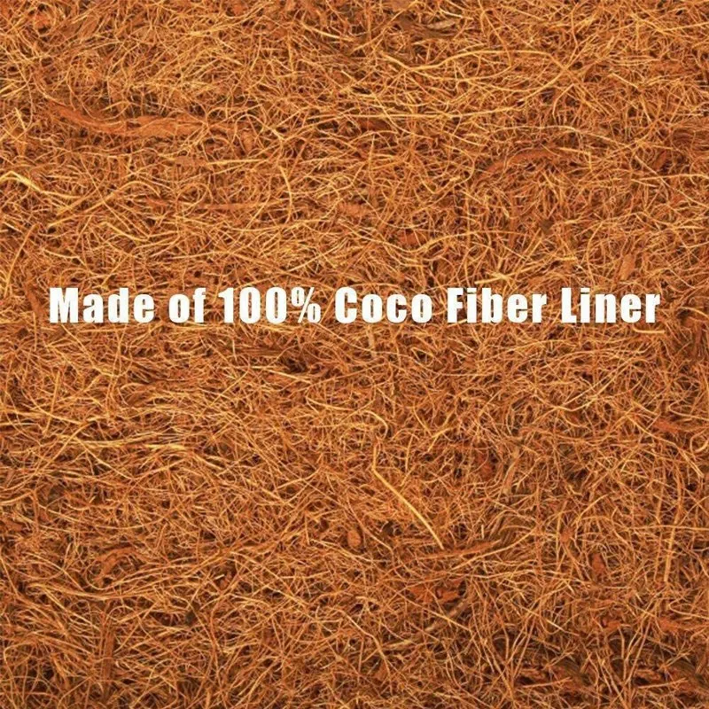 

2PCS Round Replacement Liner for Hanging Basket, 12 Inch Coconut Fiber Plant Basket Liner for Garden Planter Flower Pot