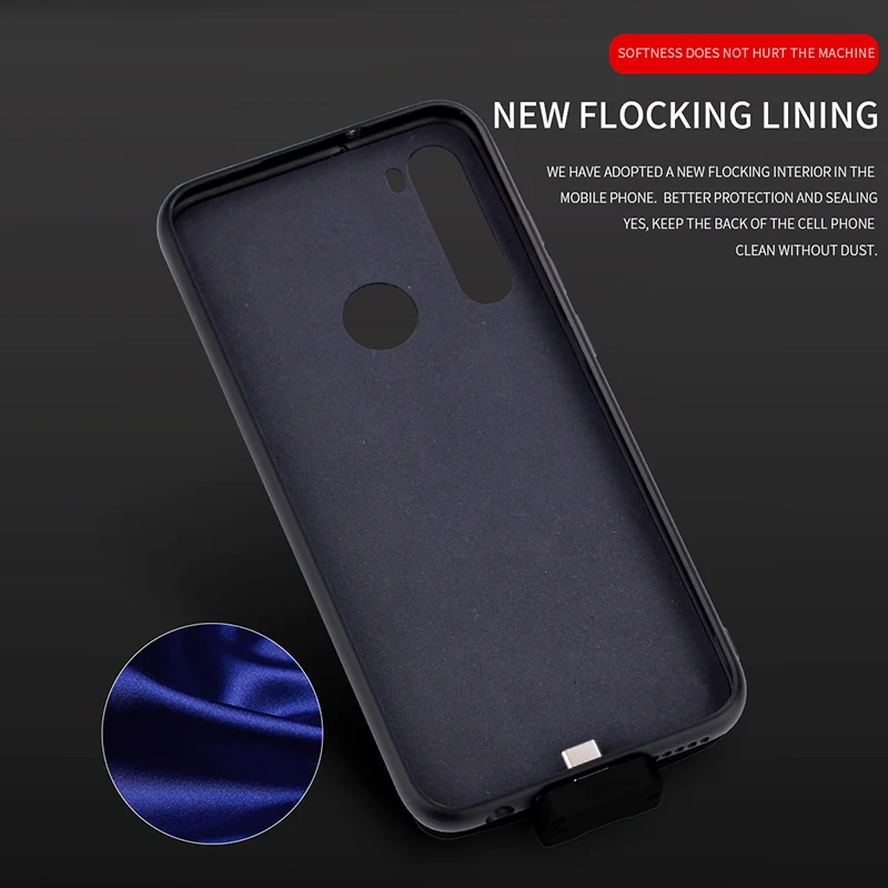 

Leioua 7000mah Extenal Battery Charger Case For Redmi note 8 New Portable Power Bank Pack Cover Case For Xiaomi note 8 Pro