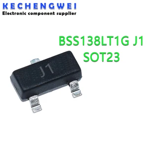 100PCS BSS138LT1G SOT23 BSS138 SOT SOT-23 MOSFET SMD J1 MOS field effect transistor new and original IC
