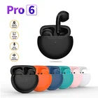 2021 Air Pro 6 TWS беспроводные Bluetooth наушники гарнитура 8D стерео наушники с микрофоном шумоподавление наушники для всех смартфонов