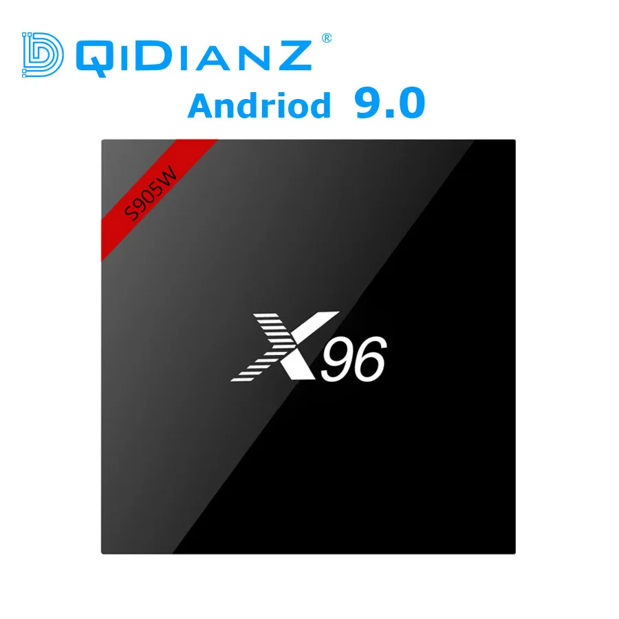 DQiDianZ 9 0 X96 S905W четырехъядерный 2 Гб ОЗУ 16 ПЗУ Ultra HD 4K TV Box 4 ГГц Wifi DLNA медиаплеер новый