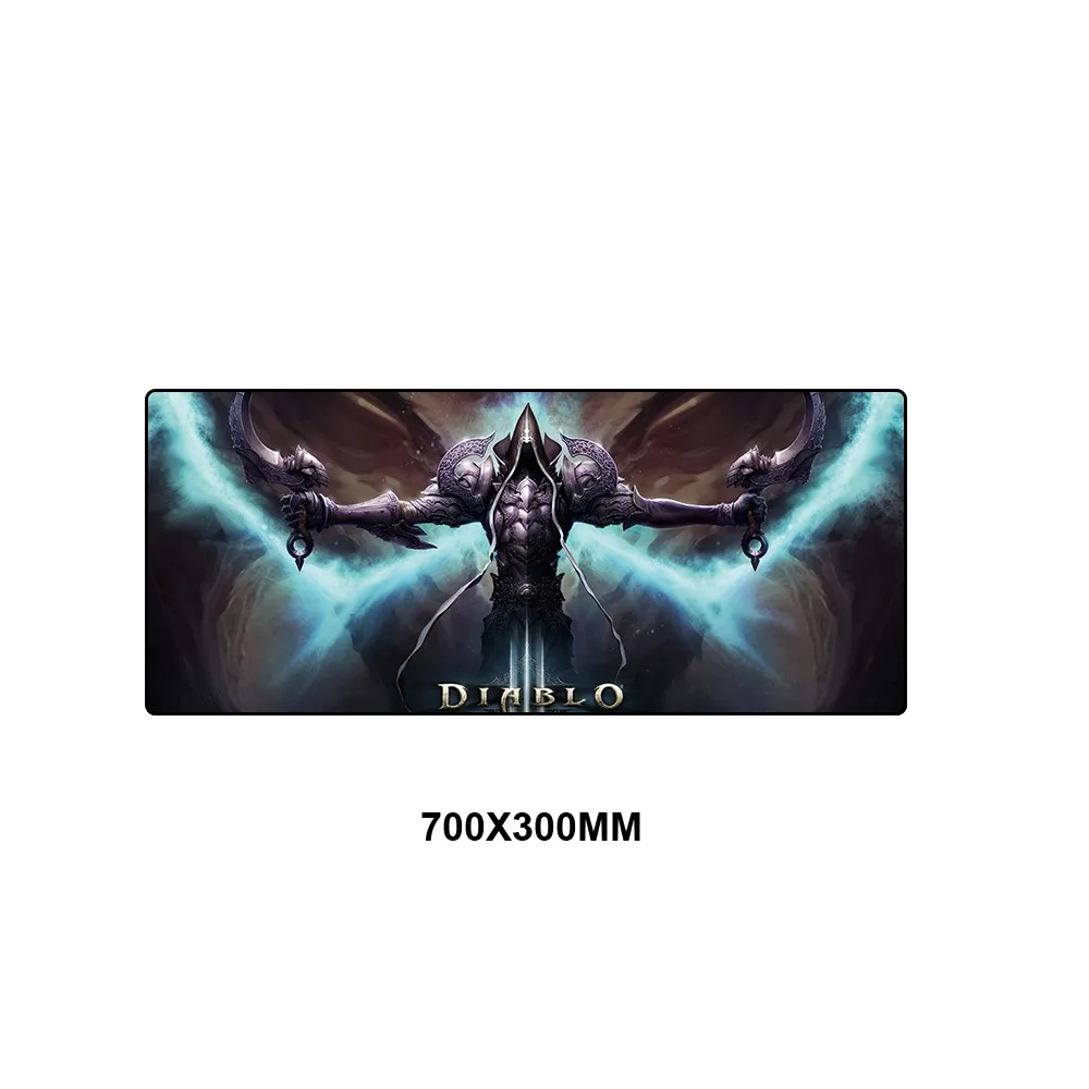 Diablo 3 коврик для мыши резиновый коврик XL большой игровой коврик для мыши геймер Противоскользящий ПК коврик для мыши Lockedge HD офисный коврик мышь для ноутбука - Цвет: AHPHS-003