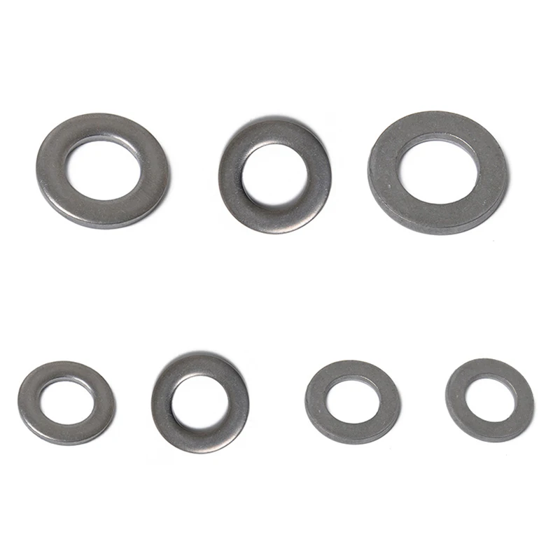 

420Pieces Stainless Steel Flat Washers Set of 8 sizes M2 M2.5 M3 M4 M5 M6 M8 M10 Washers Assortment LAD-sale