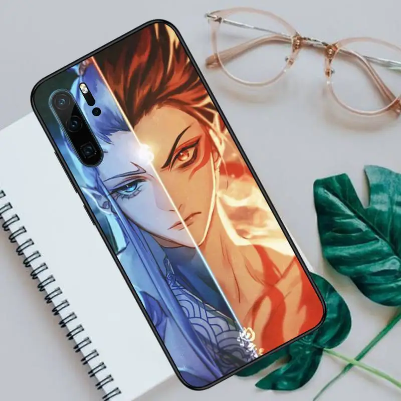 Волшебный ребенок Ne Zha Ao китайский аниме чехол для телефона Huawei honor Mate 10 20 30 40 i 9 8 pro